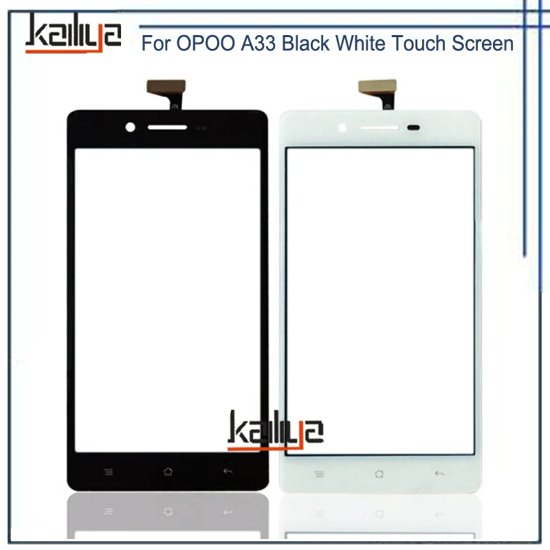 Дигитайзер сенсорный экран для Oppo A33 Черный Белый Новый 5 0 дюймов стекло сенсор