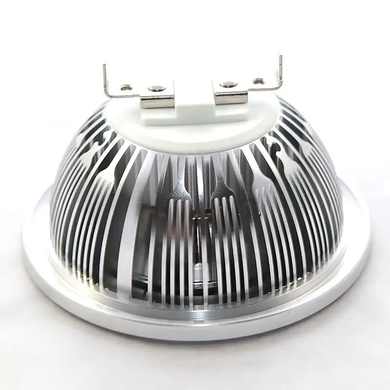 Dimmable LED AR111 лампа 12 Вт 15 GU10 G53 светильник ES111 QR111 Светодиодный прожектор AC85-265V/DC12V