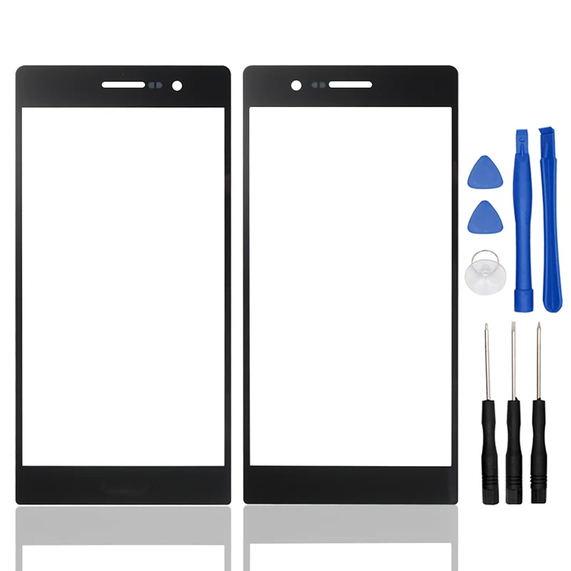 Alesser для huawei P7 внешний Стекло Запчасти объективов Экран протектор сенсорный