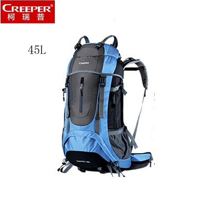 Мужской Дорожный рюкзак Creeper синий нейлоновый с водоотталкивающим покрытием на 45