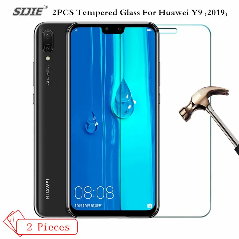 Закаленное стекло для Huawei Y9 2019 6 5 дюйм андроид смартфон HD защита экрана на