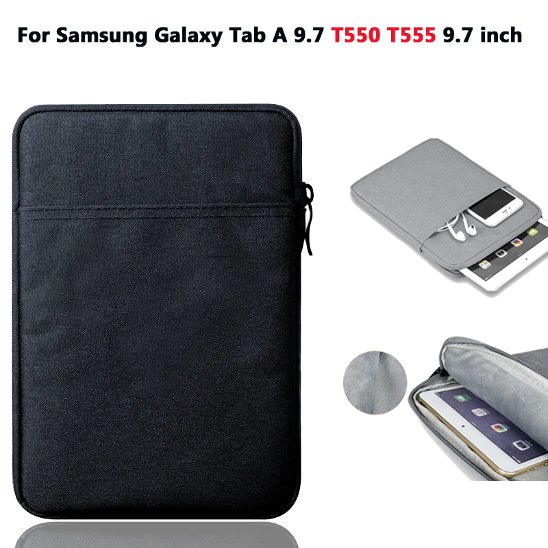 For T550 T551 T555 Защита экрана для samsung Galaxy Tab A 9,7 T550 T551 T555 закаленное стекло для SM-T550 9," планшет защитная пленка сумка премиум-класса - Цвет: For T550 T551 T555