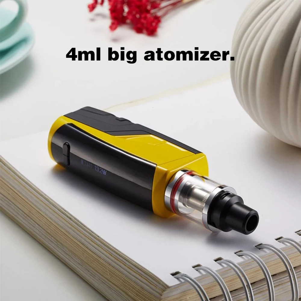DOTENT Разрушитель 100 Вт Vape комплект 4 мл вапорайзер 510 с резьбой один 18650 батарея