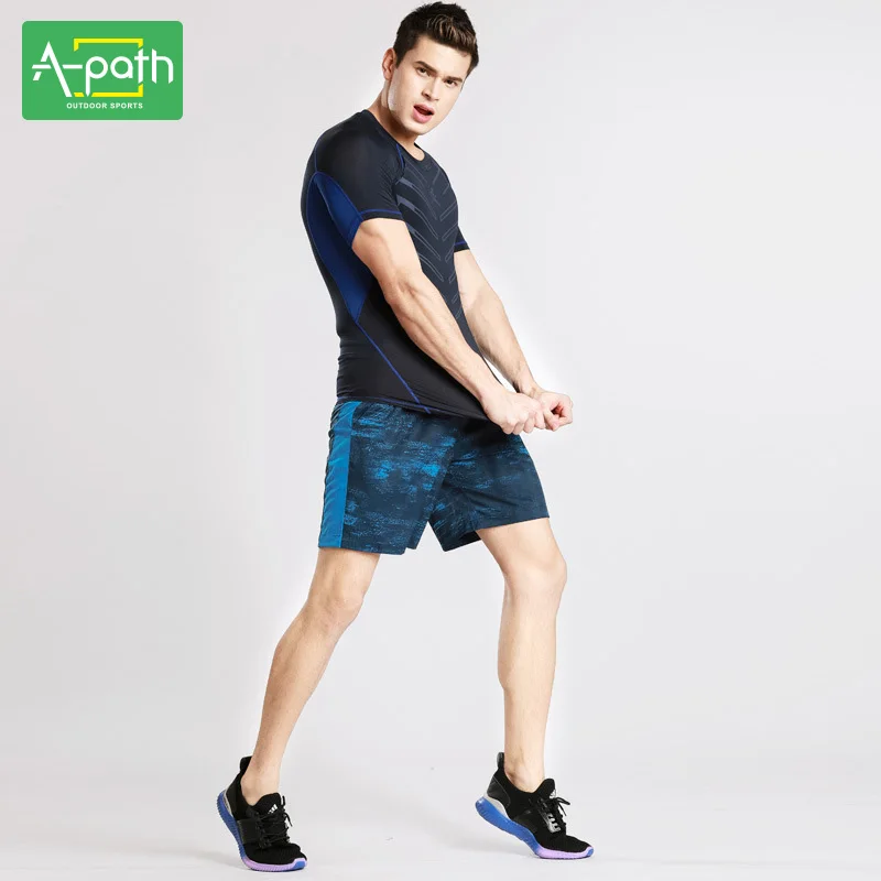 2017 Лето Осень на открытом воздухе быстросохнущие мужские для фитнеса бега