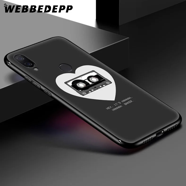 WEBBEDEPP тринадцать причин почему мягкий чехол для Xiaomi Redmi K20 7A 4A 4X 5 5A 6 6A S2 Note 8 4 7 Pro Plus
