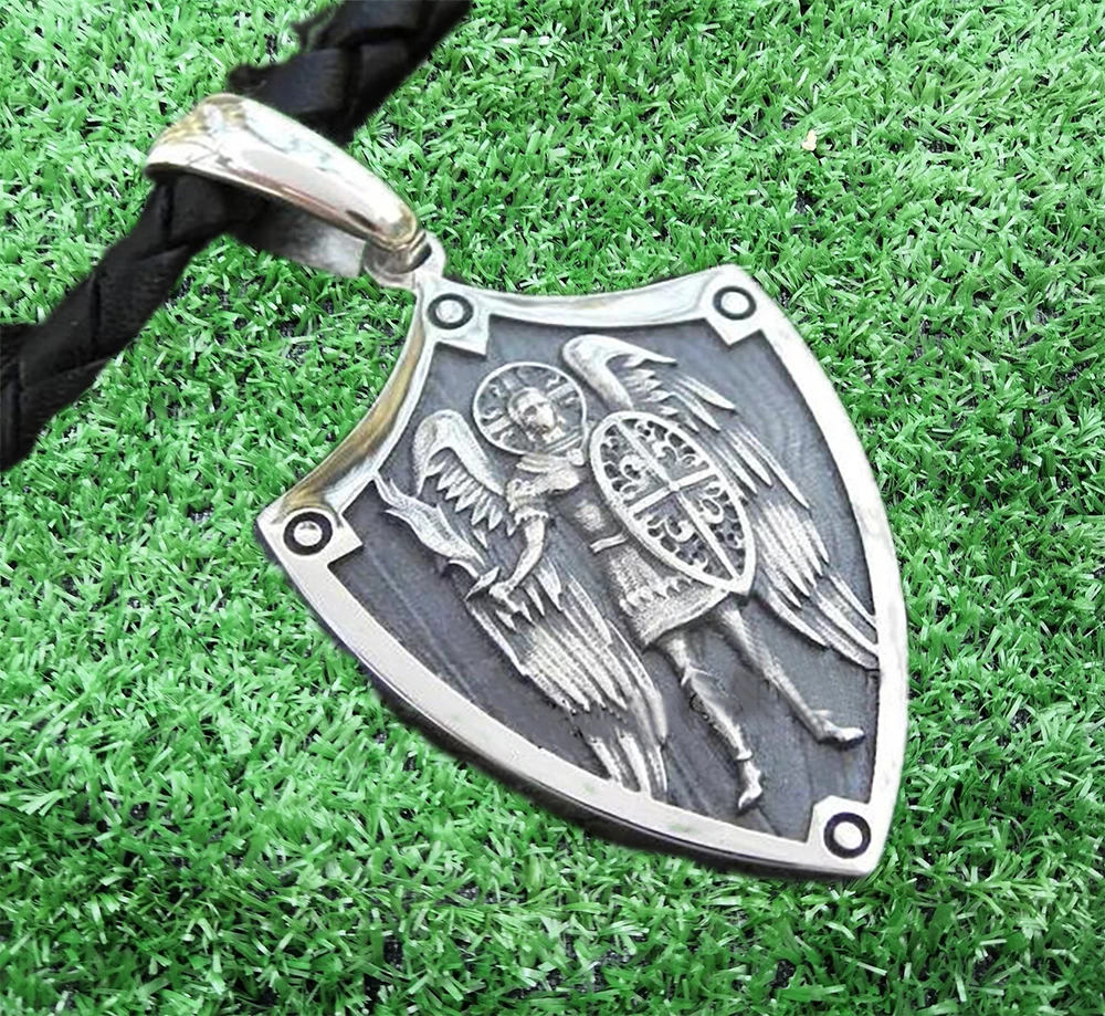Кулон с защитой от Святого Майкла ожерелье изображением арахнеля защитите меня