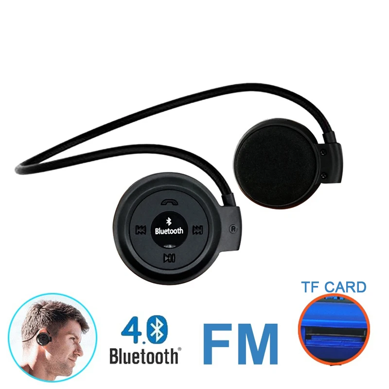 Шейные Bluetooth наушники 3D стерео звук достаточно мини гарнитуры Спорт Бег для мобильного телефона Blutooth наушники TF fone de