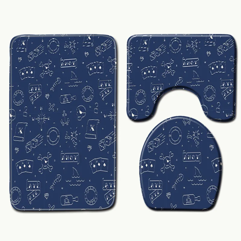 Zeegle Memory Foam Bath Mat Soft Absorbent Non-slip Bathroom Toilet Floor Home Decor Set | Дом и сад
