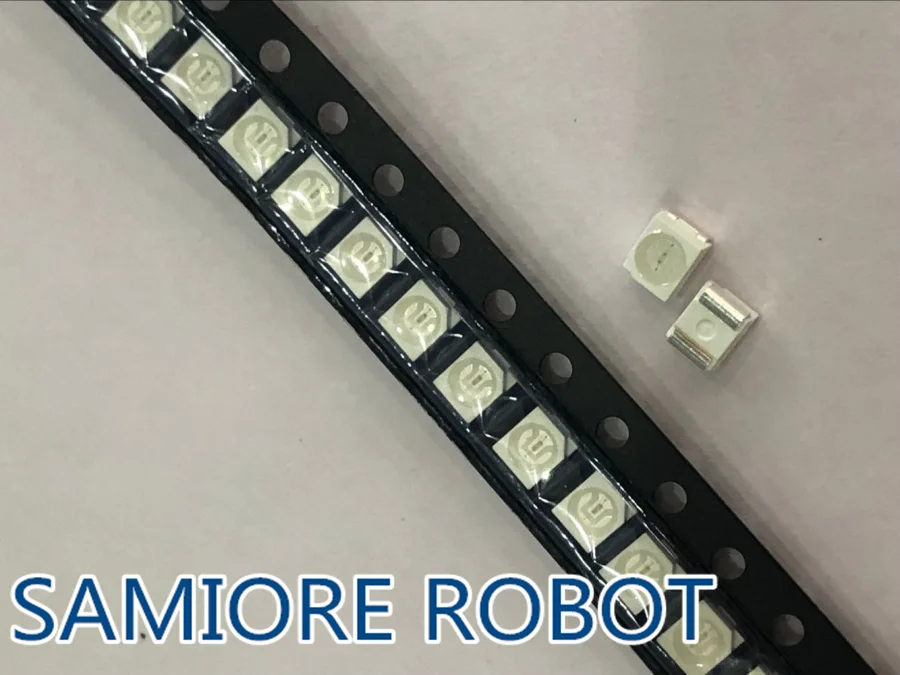 Ультраяркий светодиодный робот SAMIORE 100 шт. УФ фиолетовый 1210 3528 SMD SMT 2500