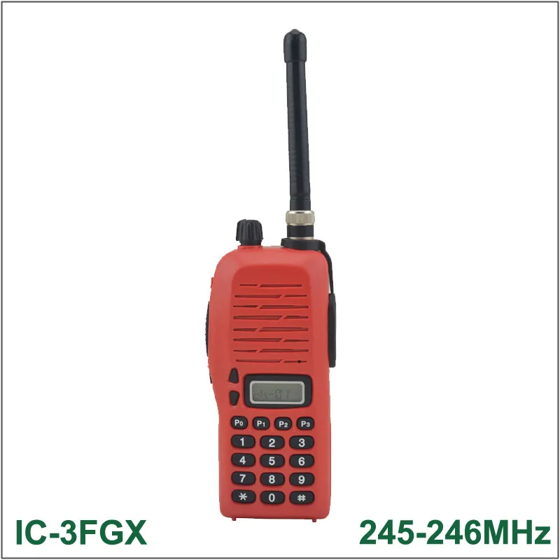 Портативная рация IC 3FGX 245 246мгц 100 каналов 5 Вт DTMF энкодер fm передатчик