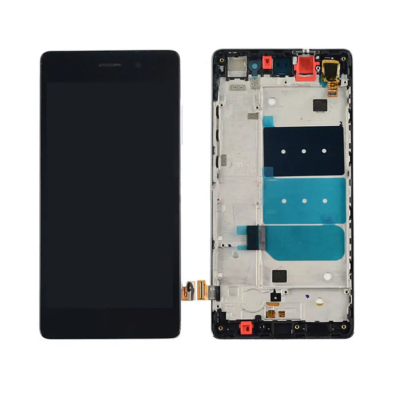 ЖК-дисплей для HUAWEI P8 Lite, сенсорный экран, дигитайзер, сменный ЖК-дисплей для HUAWEI P8 Lite, ALE-L21 P8LITE L04 с рамкой