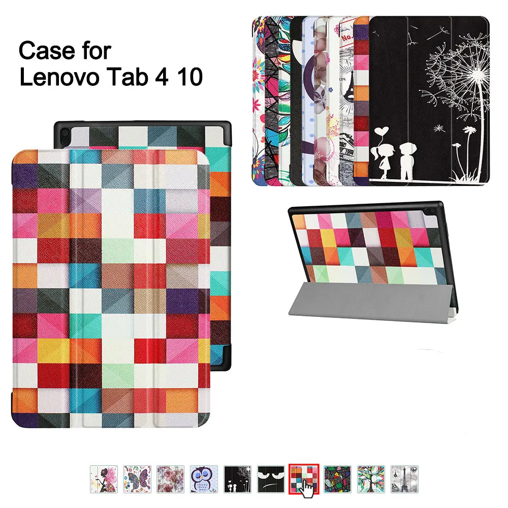 Магнитный умный чехол для lenovo TAB 4 10 защитный кожаный Tab4 TB X304N F s 1 &quot(2017