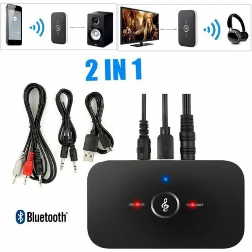HIFI беспроводной Bluetooth 2 в 1 аудио передатчик приемник 3 5 мм RCA музыкальный адаптер |