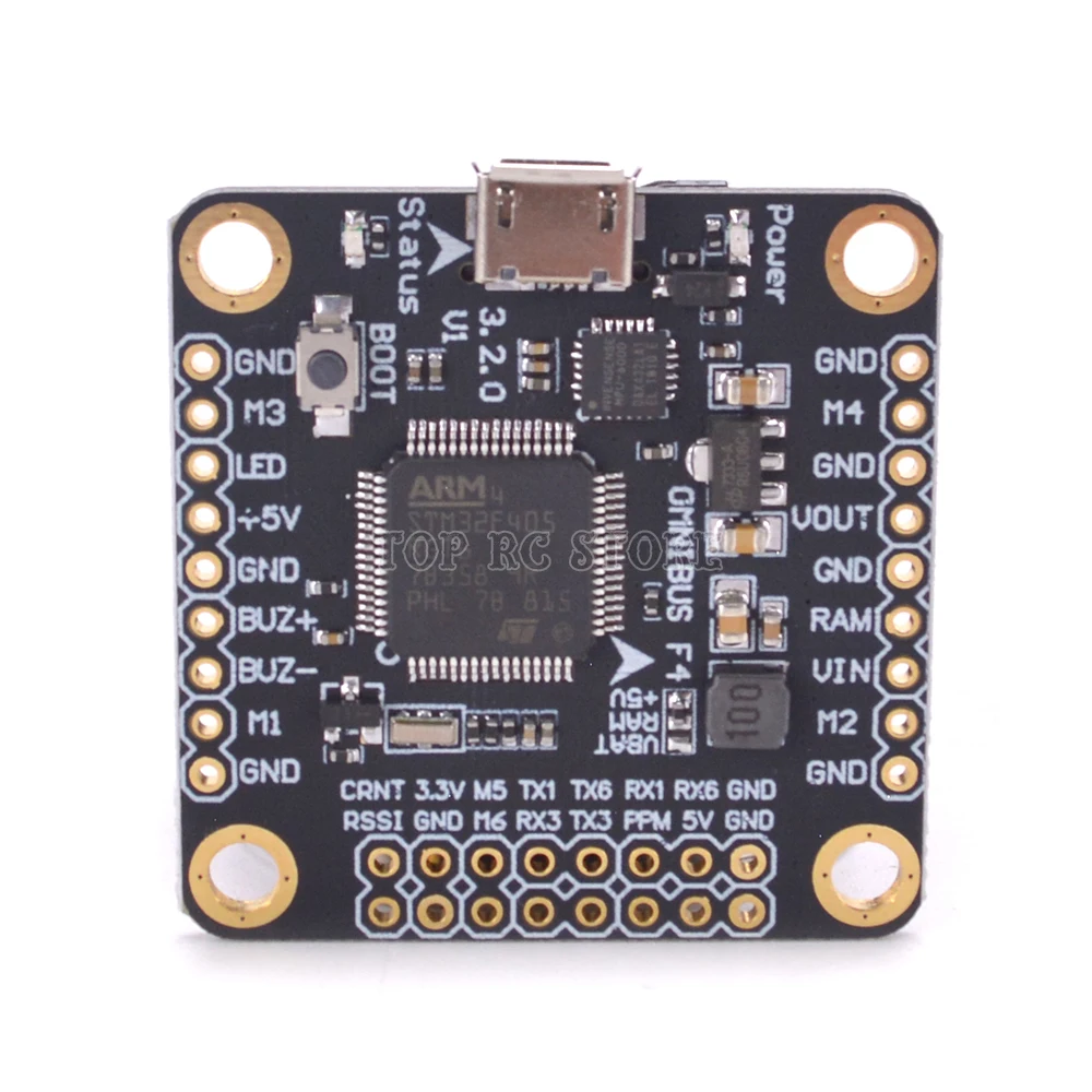 F4 3.2.0 встроенное OSD STM32F405RGT6 Контроллер полета для FPV гоночная камера Дрон
