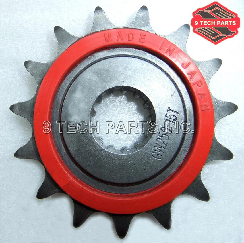 INAZUMA GW250 27510-48H10-000 Звездочка двигателя передняя Звездочка 15T подходит для GW250 GSR250S GSX250R