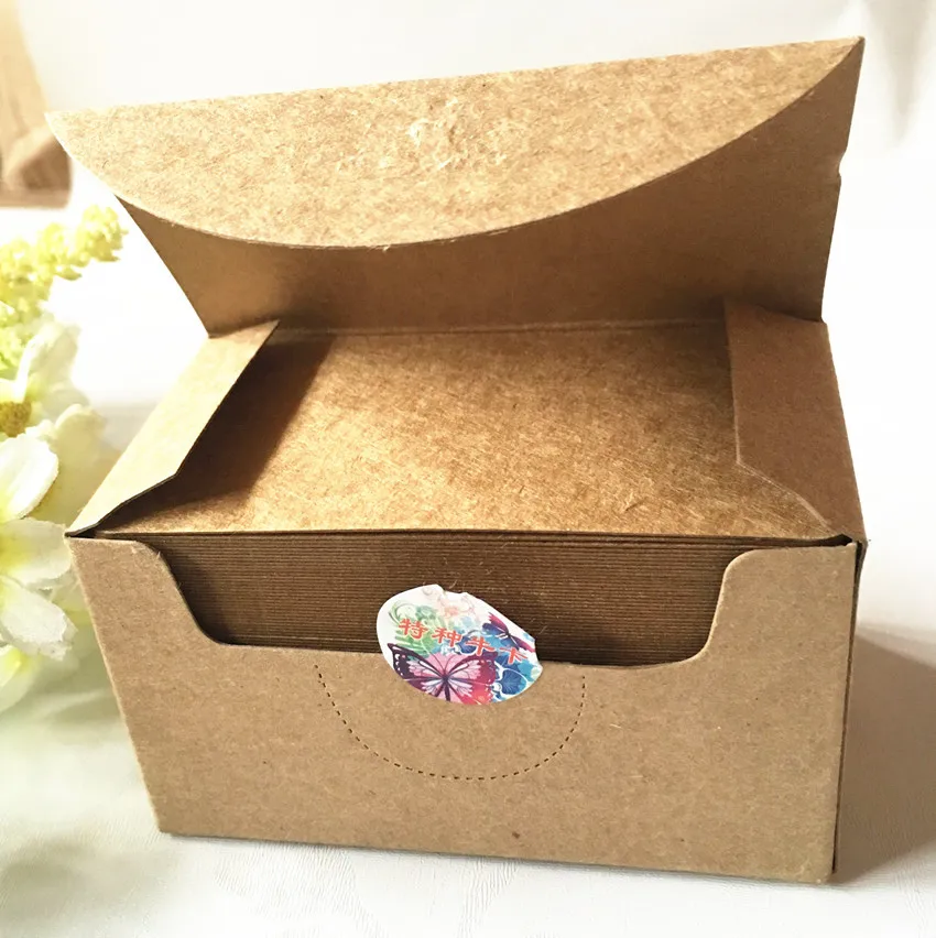 100 шт. мини-карточки из крафт-бумаги 350 г | Дом и сад