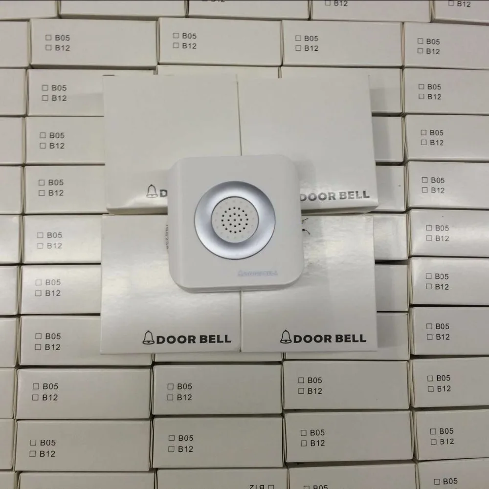 12В проводной дверной звонок жужжание отель семья 4 B12|Сенсор и детектор| |