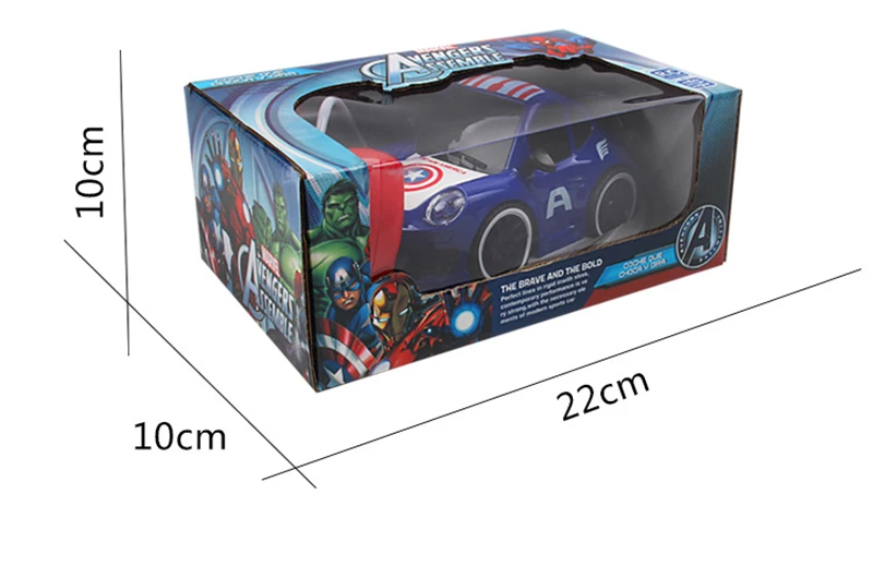 1:20 RC автомобиль Мстители мультфильм радио дистанционное управление игрушечные лошадки Автомобили Бэтмен Халк Железный человек паук радиоуправляемые машинки