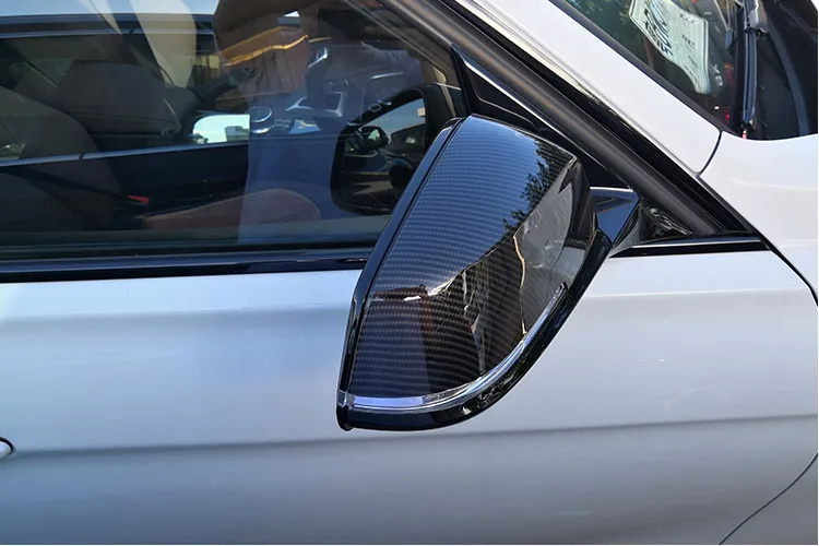 Боковая крышка для зеркала заднего вида из АБС углеволокна Накладка BMW 3 4 серии GT