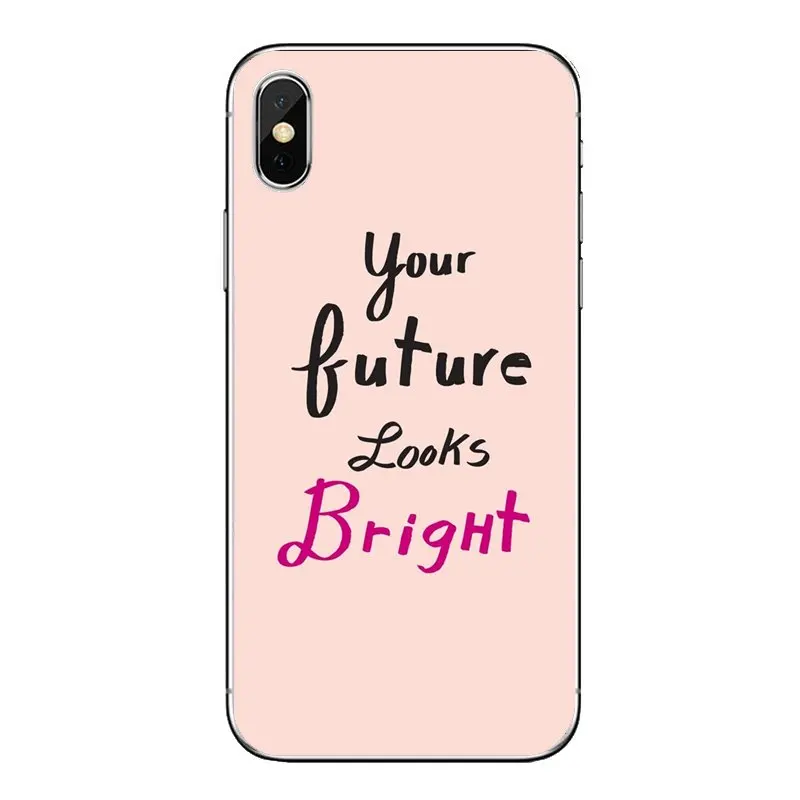 Прозрачные чехлы из ТПУ для Huawei Honor 8 8C 8X 9 10 7A 7C Mate 20 Lite Pro P Smart Plus Stay Positive обои