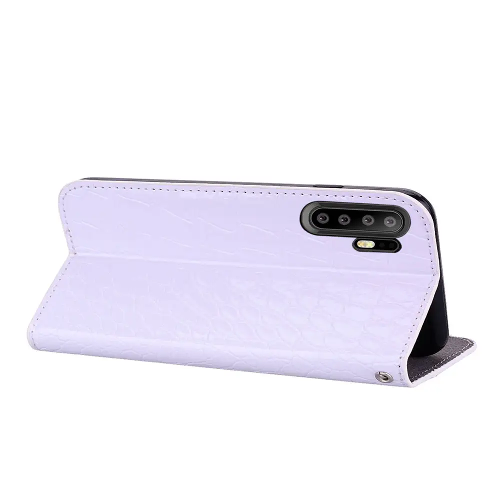 Чехол книжка p30 lite capa pro Bling Croco для Huawei P30 Pro роскошный блестящий чехол из