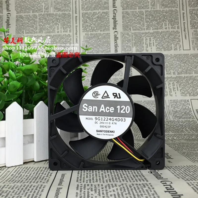 Новый оригинальный вентилятор охлаждения Sanyo 9G1224G4D03 12025 12 см 24 в 120 А 120*25 мм|cooling