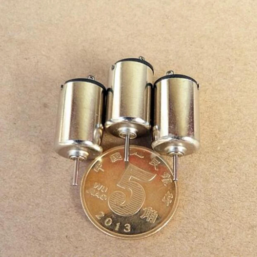 10*15 мм 1015 DC5V 28500 об/мин Сильный магнитный триполярный полый кружевной двигатель |