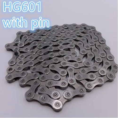 SHIMANO HG93/HG95/HG601/HG701/HG901 11 скоростная велосипедная цепь с быстрым соединением и соединительным штифтом 105/SLX/XT/Dace-Ace 11s MTB Road - Цвет: HG601 112L OEM