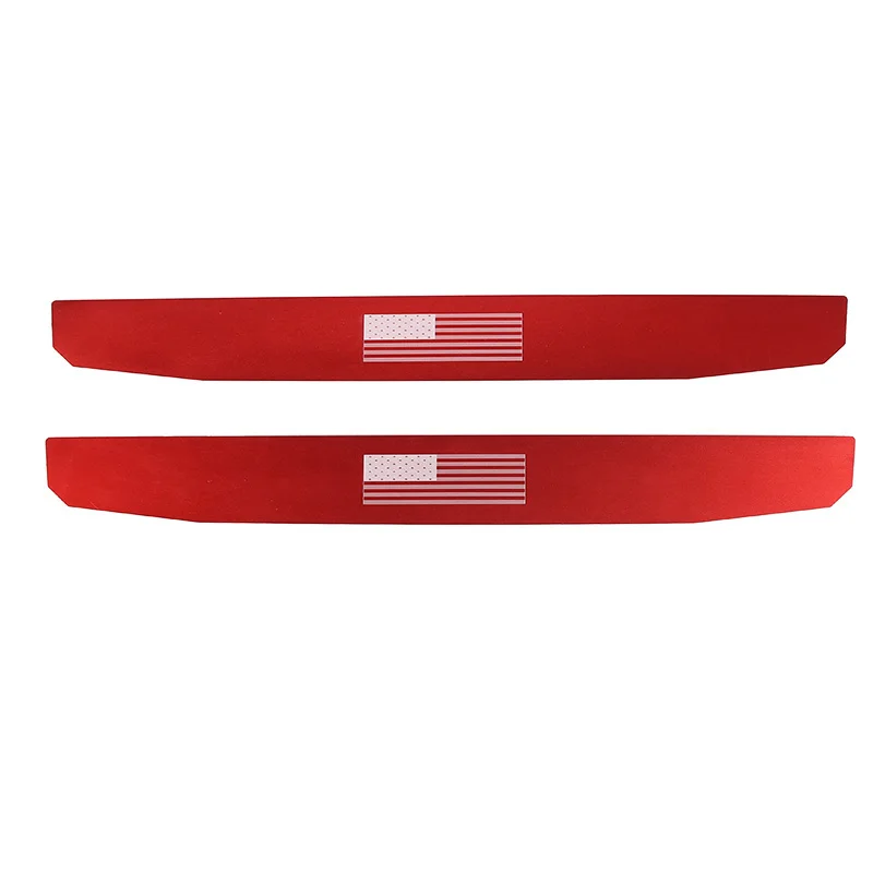 red USA flag 2 door MOPAI автомобильные панели Nerf для Jeep Wrangler JL, Накладка на порог автомобиля для Jeep Wrangler JL+ аксессуары - Цвет: red USA flag 2 door