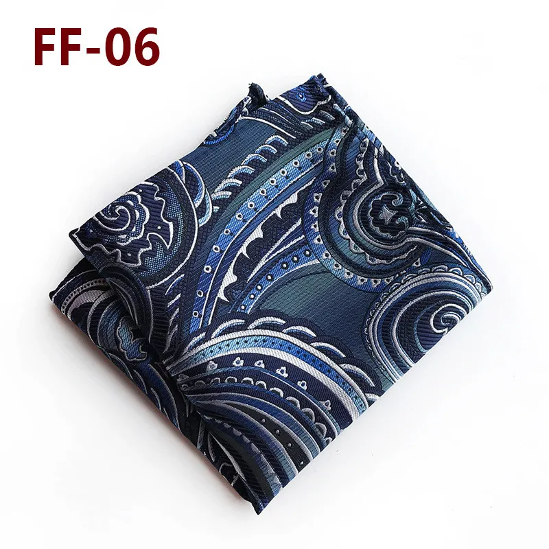 Новый Новинка Пейсли Цветочный принт Для мужчин s Бизнес Платки для Silk Pocket Square
