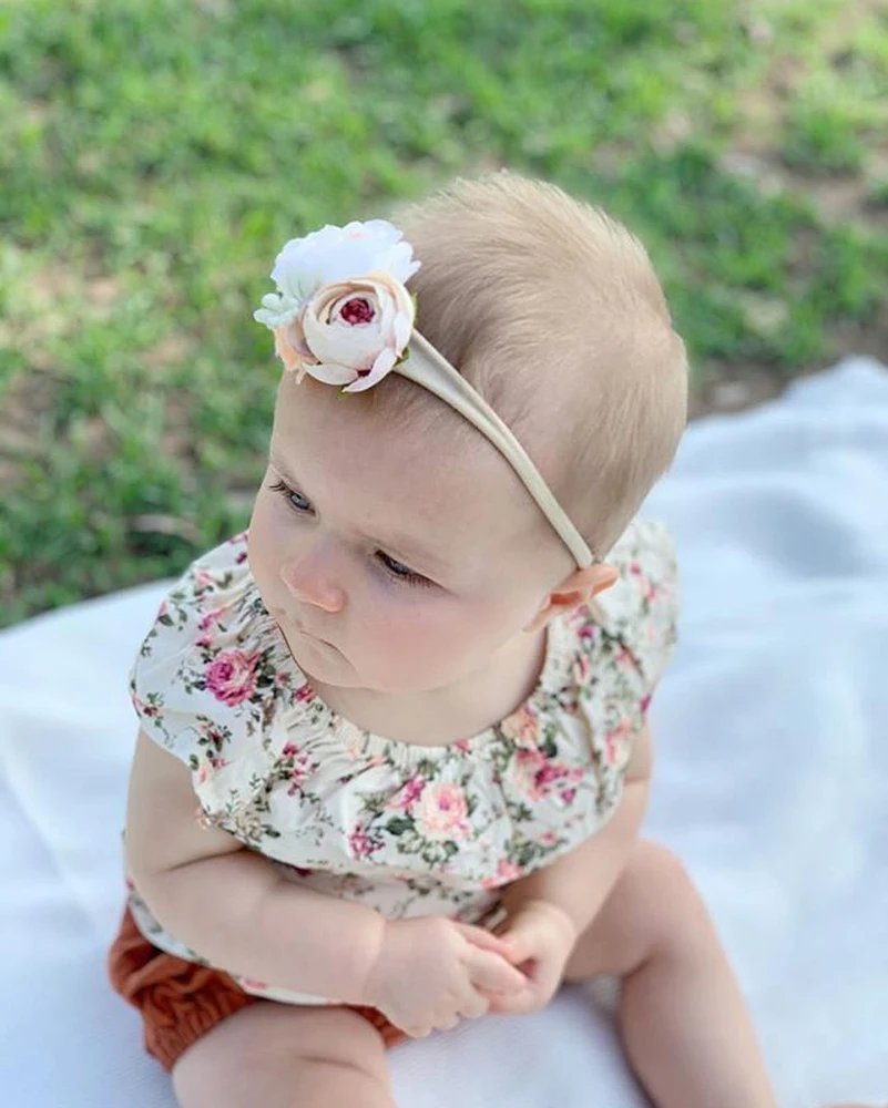 2019 брендовая одежда для новорожденных малышей Одежда девочек с украшением в виде