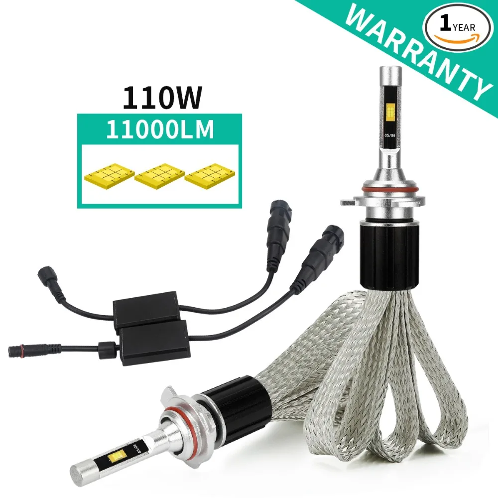 Зеленый-L светодиодный 9012 hir2 12V 55W Автомобильные фары лампы H7 H1 H3 H11 9005 9006 для
