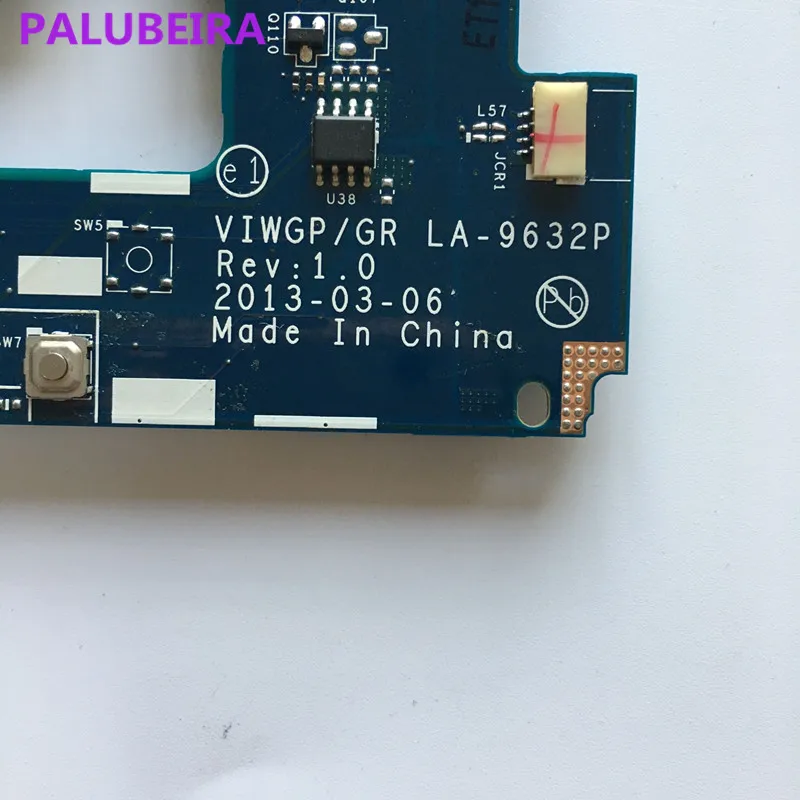 Материнская плата для ноутбука Lenovo G500 VIWGPGR LA 9632P HM76 SJL8E SLJ8C DDR3|Материнские платы| |