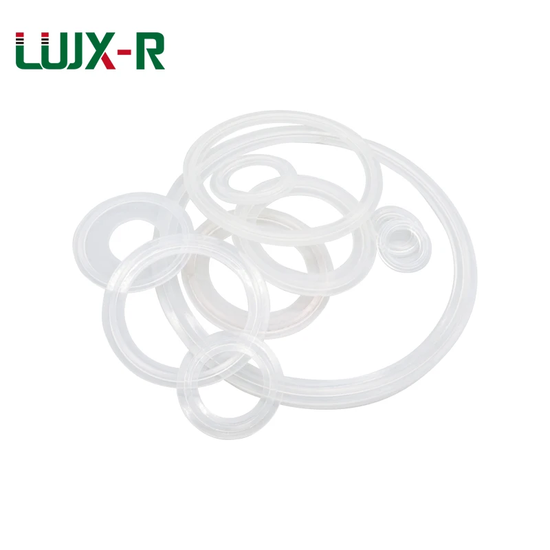 LUJX-R 3/" 1,5" "-8" Санитарно-гигиенический Зажимная прокладка кремния уплотнительное кольцо шайба плоские прокладки для Ferrule трубы OD50.5/64/78/91-233 мм
