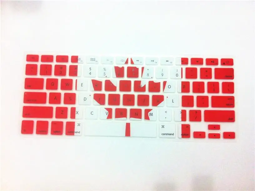 Канада CA флаг США английский силиконовый чехол для клавиатуры Apple macbook Air Pro Retina 13 15