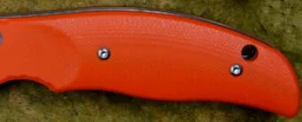 Orange handle JIN02 нож YSTART Флиппер карманные ножи D2 атласное лезвие ось системы G10 Ручка черный оранжевый зеленый и хаки кемпинг инструменты - Цвет: Orange handle