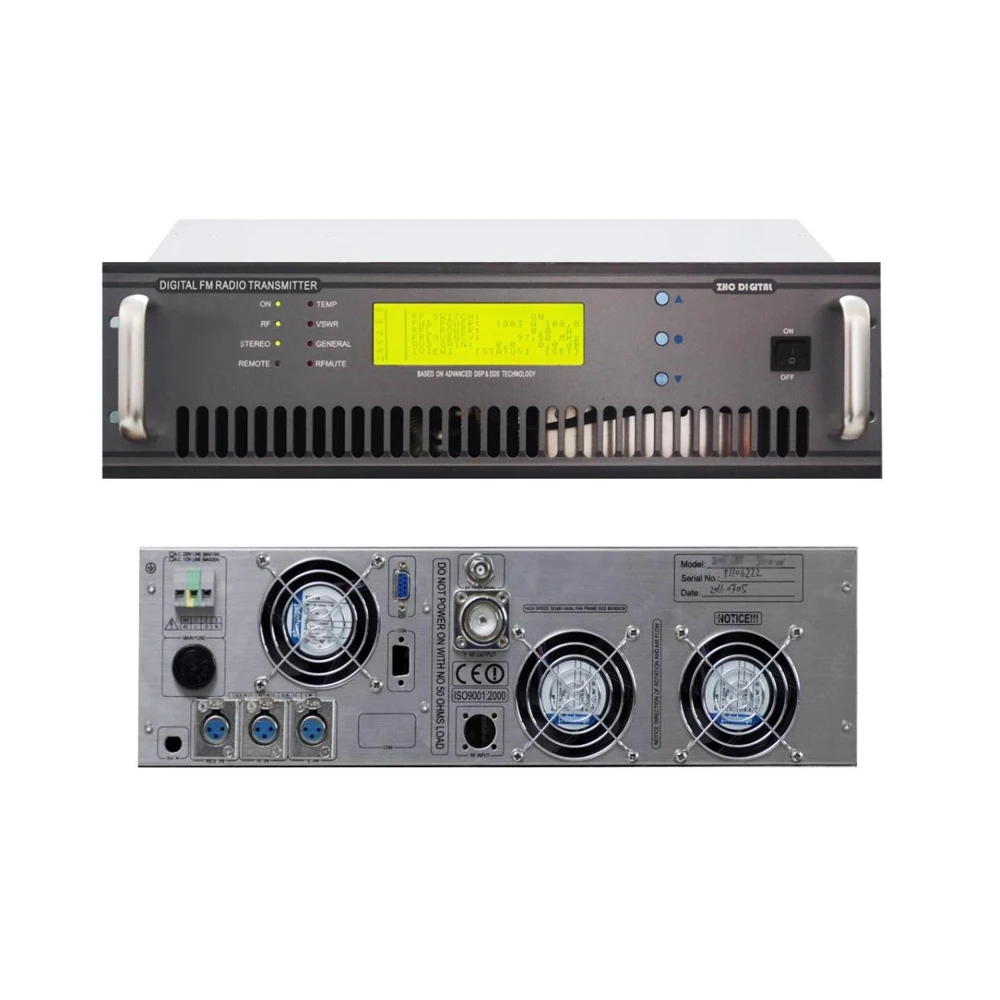 ZHC618F-1000W Профессиональный fm-передатчик дальнего радиовещания беспроводной