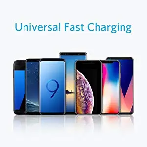 Anker PowerWave Быстрое беспроводное зарядное устройство с держатель телефона на вентиляции Qi сертифицировано для iPhone, Galaxy, LG и всех телефонов с поддержкой Qi