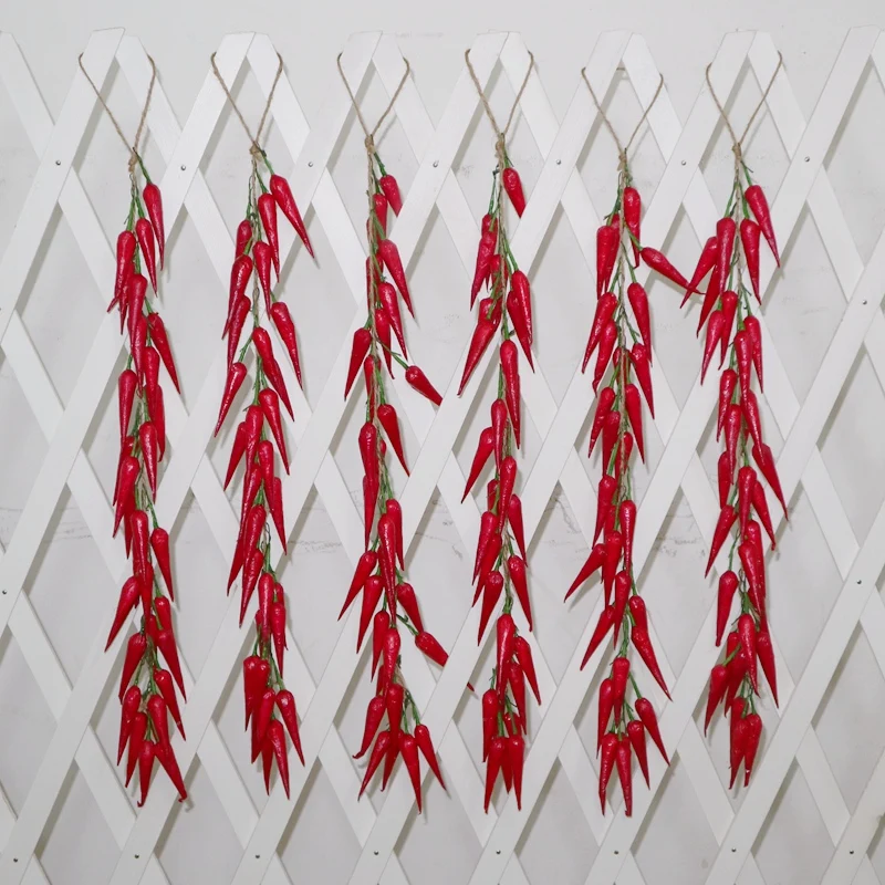 Искусственные сушеные чили струны искусственные украшения для горячего перца