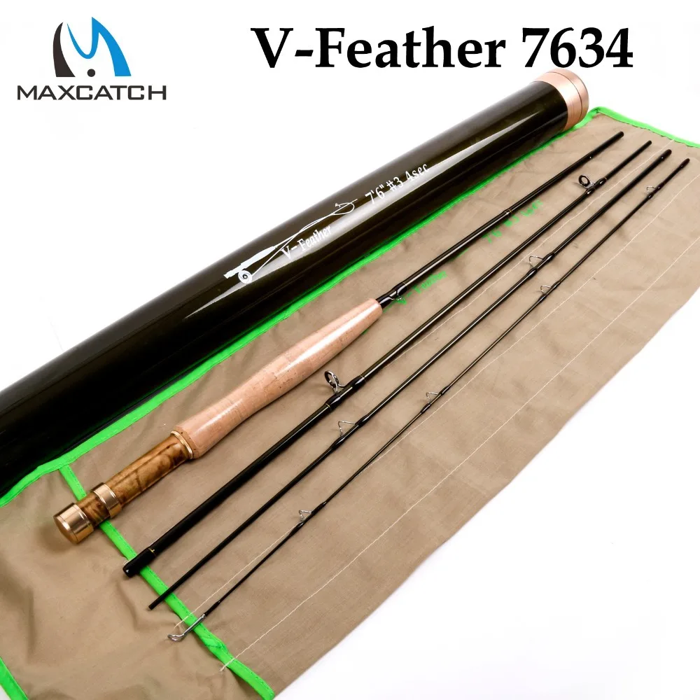 Maximumcatch V-Feather Fly Удочка Малый поток ручей 30T+ 36T SK карбоновый светильник Удочка с трубкой из углеродного волокна