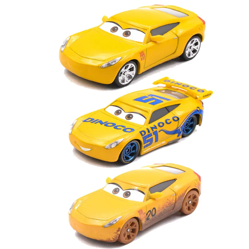 Металлический литый под давлением 1:55 Disney Pixar тачки Молния Маккуин черный шторм