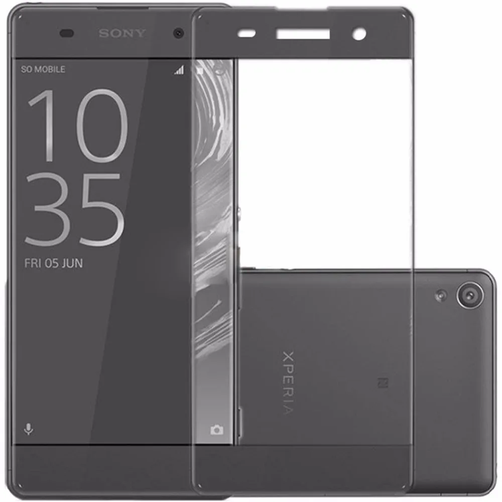 3D изогнутое закаленное стекло с полным покрытием для Sony Xperia XA F3111 F3112 F3113 F3115 5 0|screen