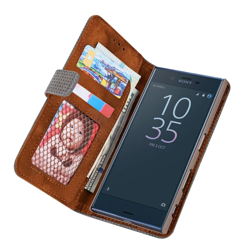 Flip Cover For Sony XZ Case F8331 Ultra Thin Card Holder Phone Xperia Wallet Women Holster Luxury New | Мобильные телефоны и