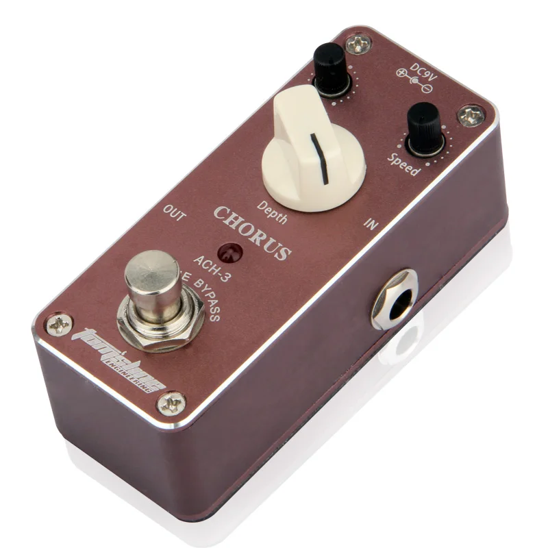 Педаль эффектов для электрогитары Aroma педаль хора с крепежной лентой корпус из