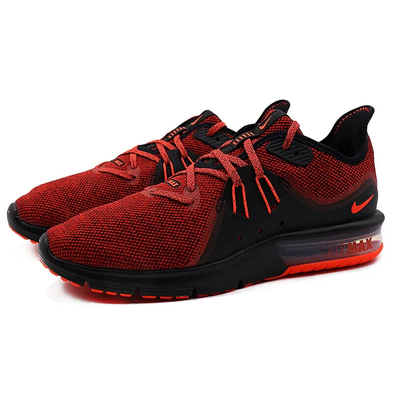 Оригинальный Новое поступление 2018 Nike Air Max Sequent Для мужчин кроссовки|Беговая