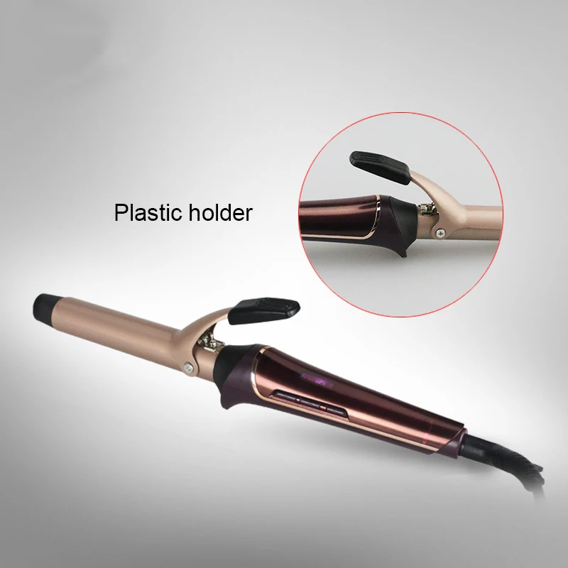 Щипцы для завивки волос профессиональная керамическая плойка с ЖК дисплеем