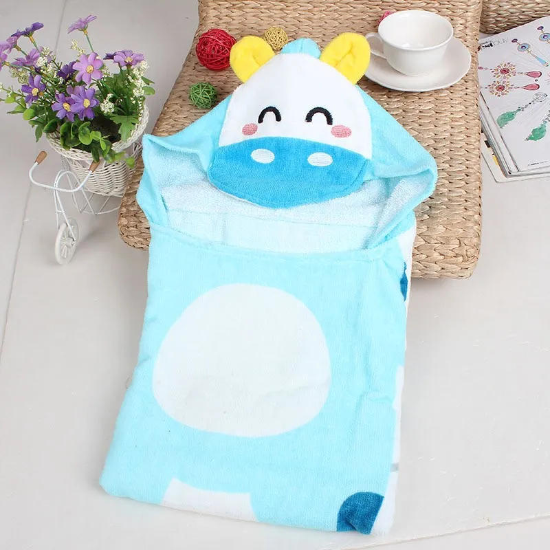 Новинка Лидер продаж Хлопковое полотенце с капюшоном детский банный халат