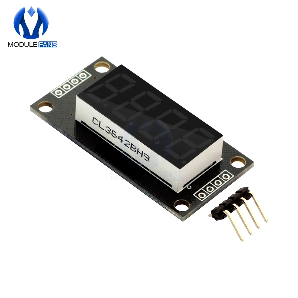 4 значная светодиодная Модульная плата для Arduino 0 36 дюйма TM1637 7 сегментов трубка