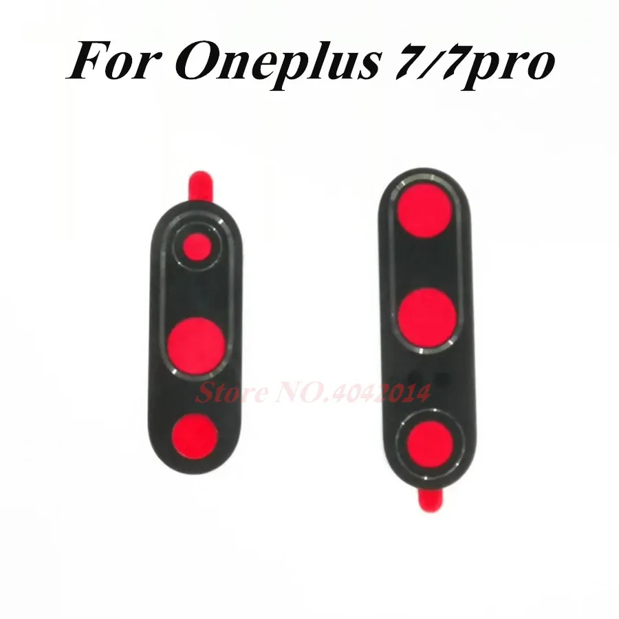 

100 Pcs/Lot Original Rear Back Camera Glass Lens Cover For Oneplus 7/7Pro Lens Replacement Repair Spare Parts With Stickers