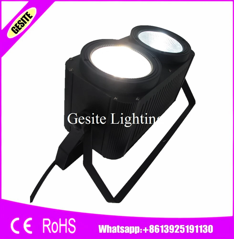 2 шт./лот 100 Вт COB LED * 3200k желтая световая полоса светящихся глаз прожектор для сцены